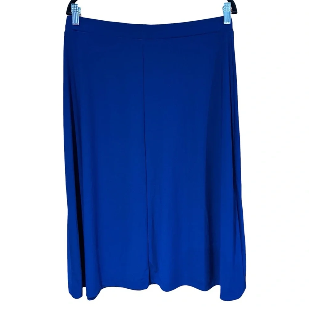 Kasper Royal Blue A Line Skirt - Picture 2 of 4